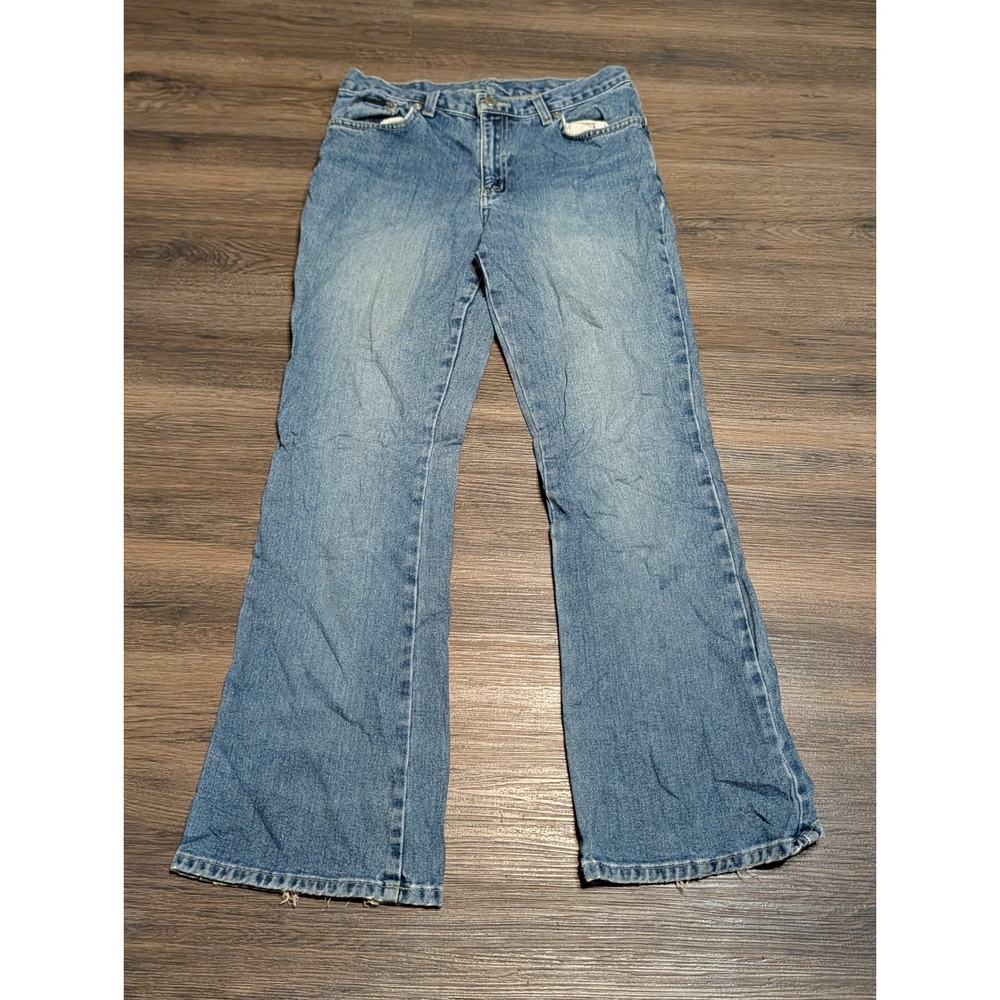 New York & Company Low Rise Flare Jeans Womens 6 Y2K 2000s Bell Bottom Denim